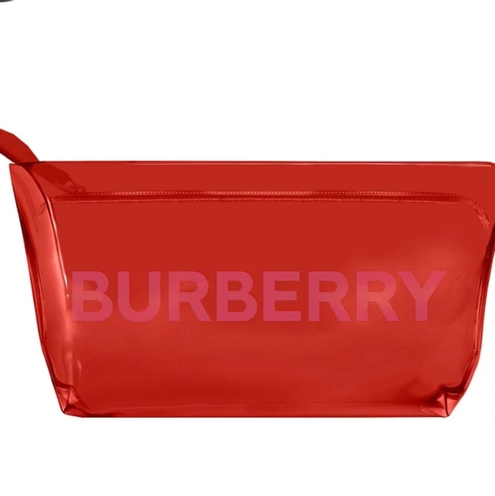 BURBERRY COSMETIC/TOILETRIES MULTI-USE POUCH.